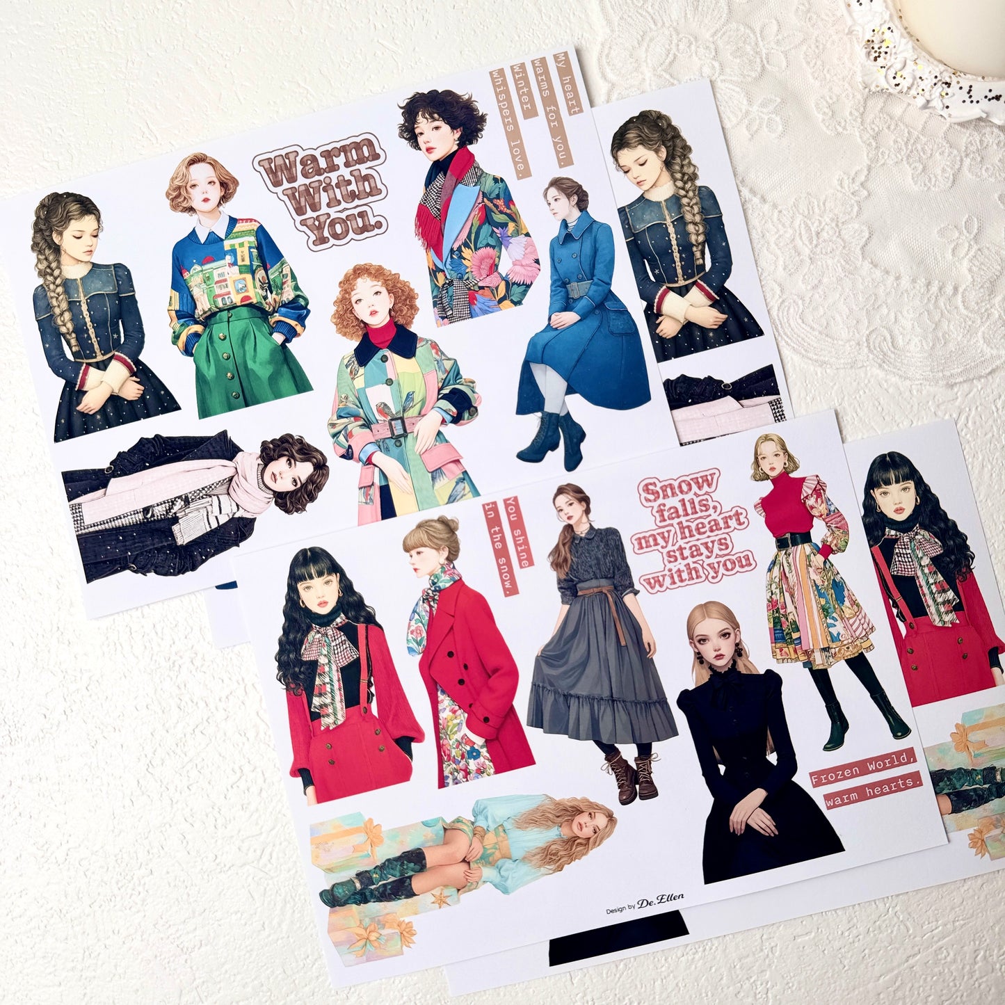 Winter Ver.2 - Character 1 (겨울 Ver.2 - 인물1) Set pack