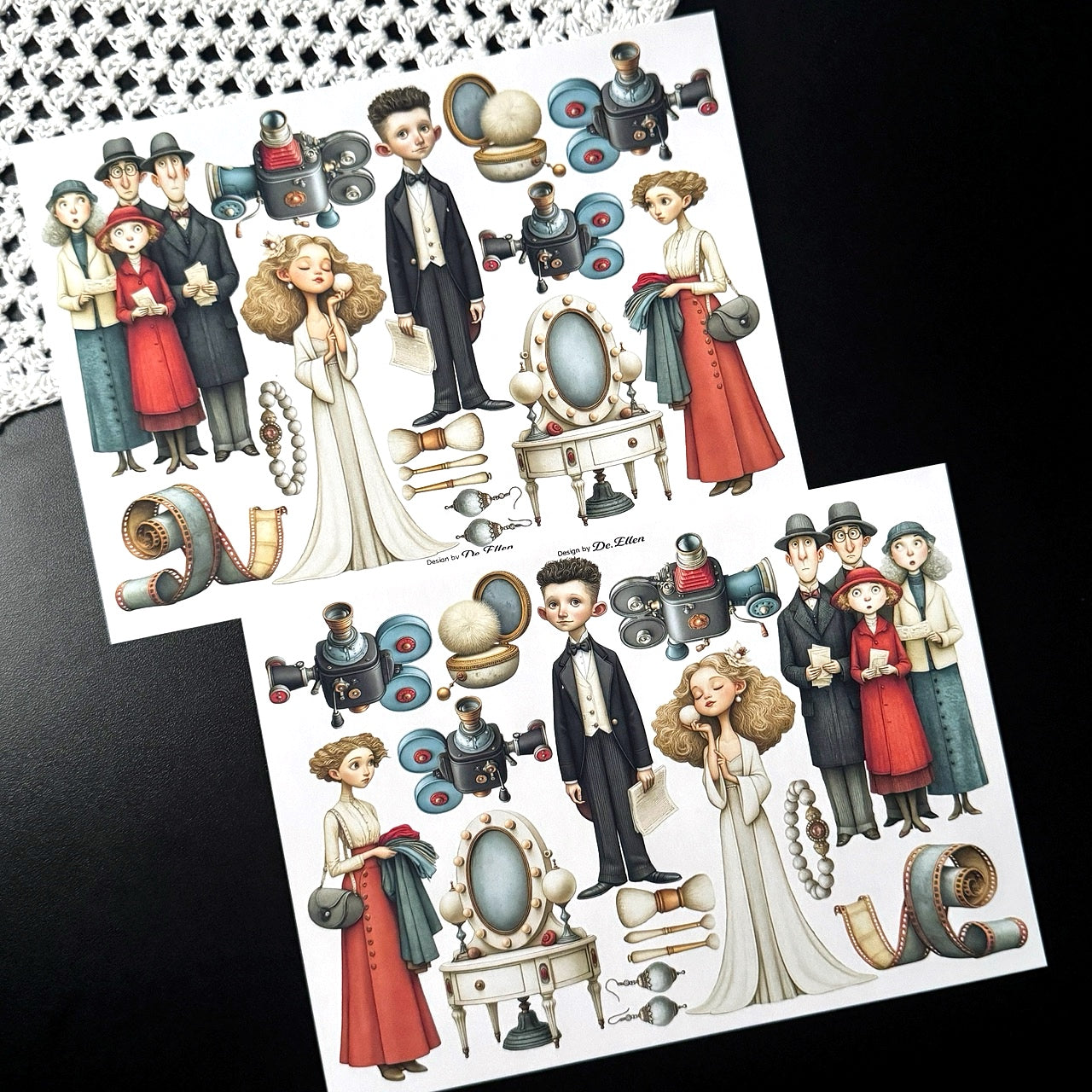 Paper - Hollywood Set pack 1 (A837 ~ A844)