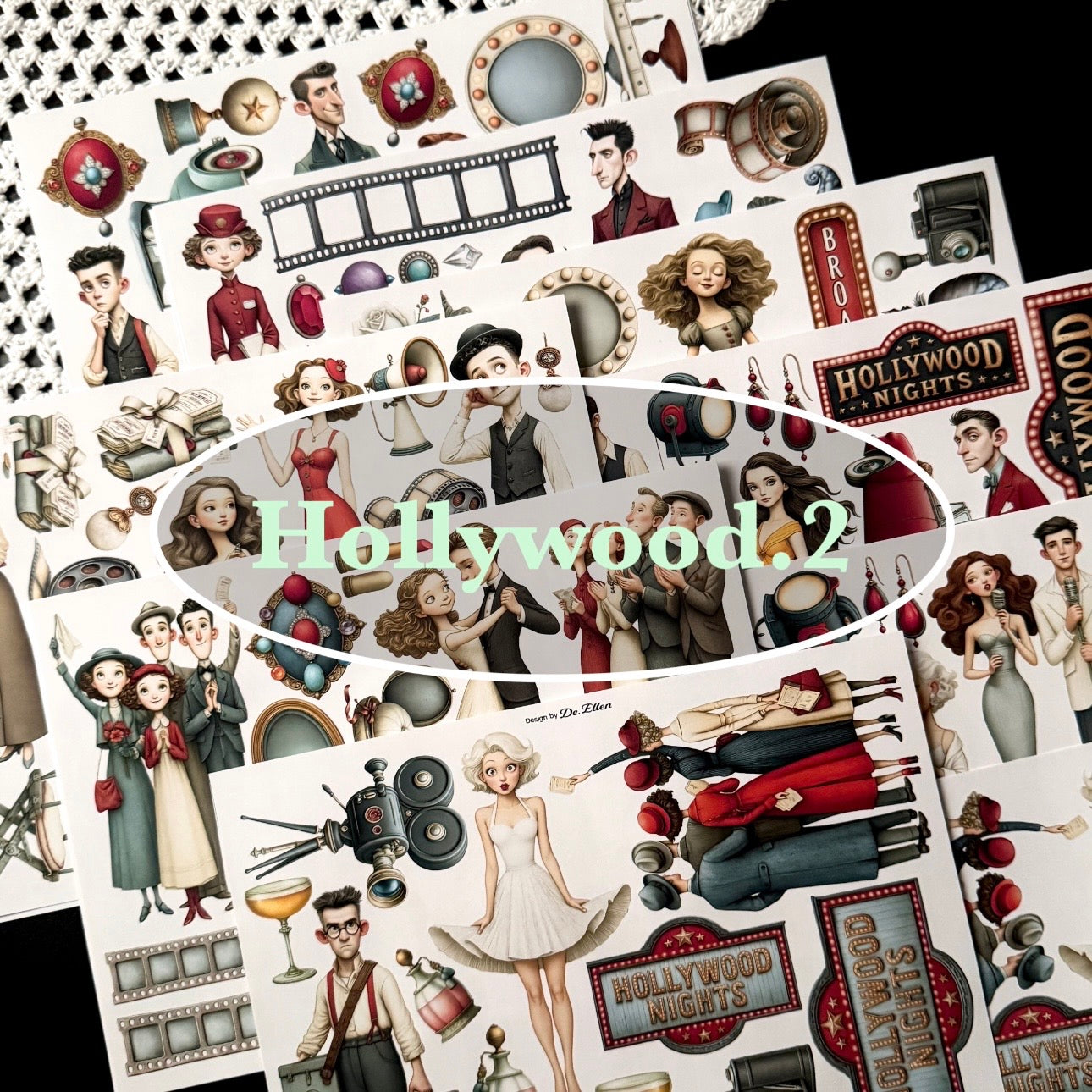 Paper - Hollywood Set pack 2 (A845 ~ A852)