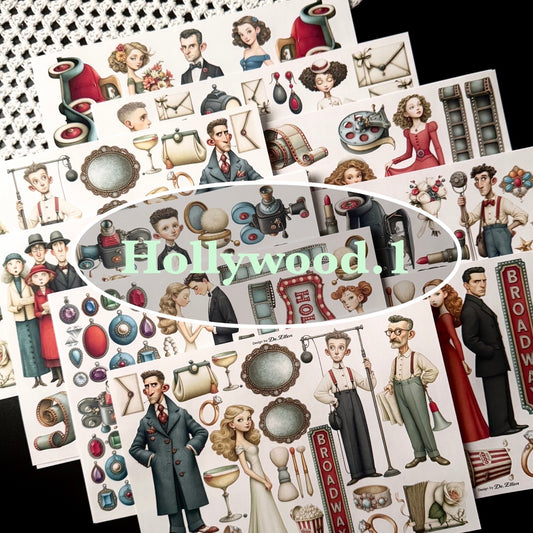 Paper - Hollywood Set pack 1 (A837 ~ A844)