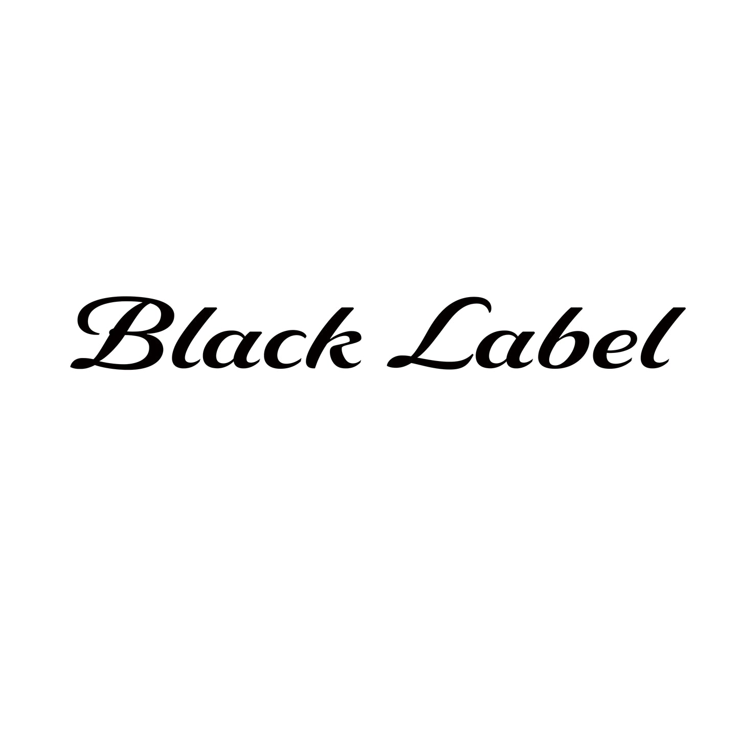 Black Label (블랙 라벨) – Non-Adhesive Paper Label Set