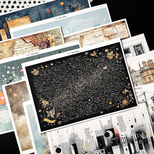 Set of Background Paper Sticker no.40 - ( Z1040 ~ Z1045 ) 각 1매