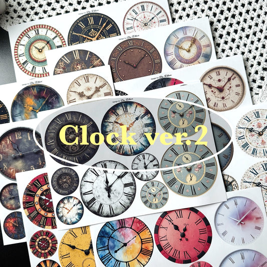 Clock V2 Set - Paper