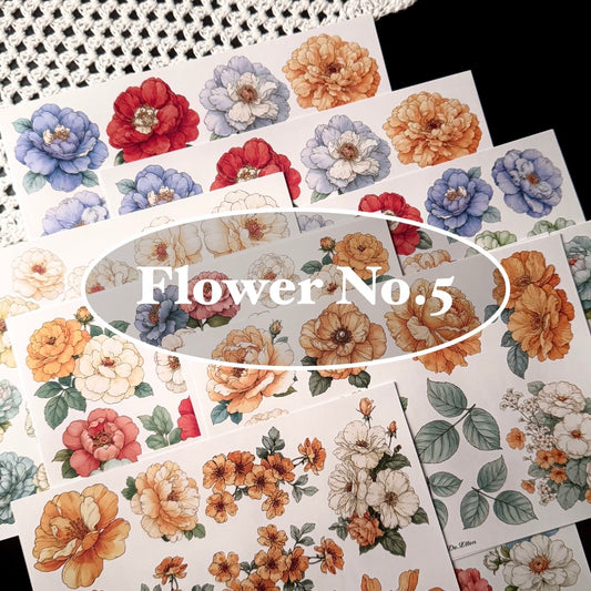 Paper - Flower No.5 Set (A861 ~ A868)