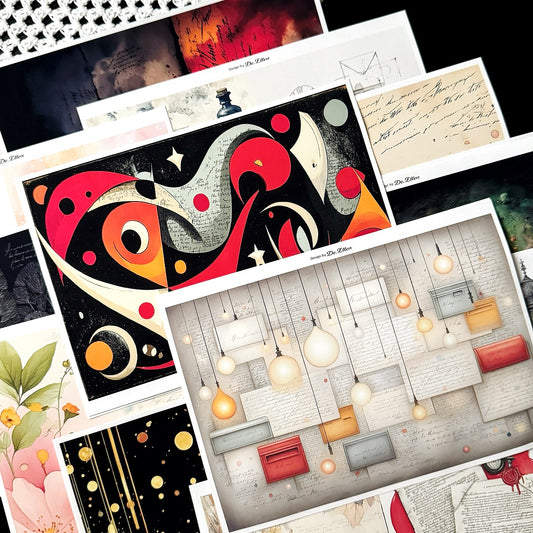 Set of Background Paper Sticker no.36 - ( Z1016 ~ Z1021 ) 각 1매