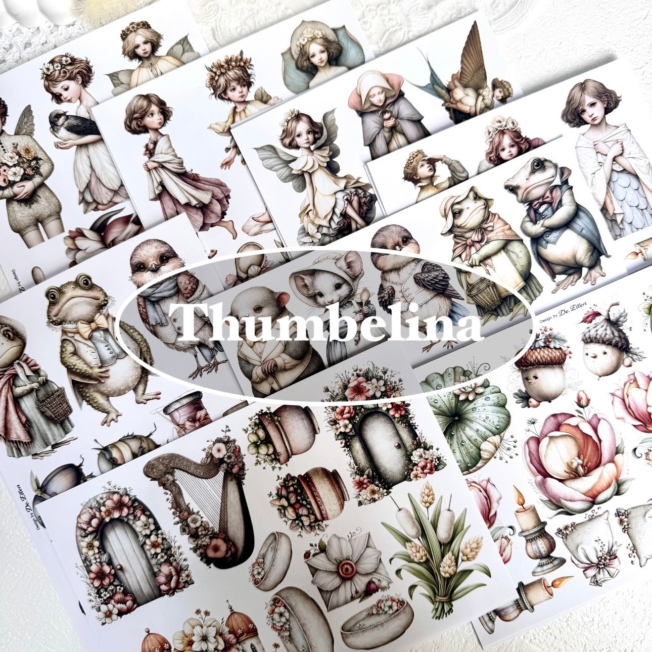 Paper - Thumbelina Set pack (A789 ~ A796)