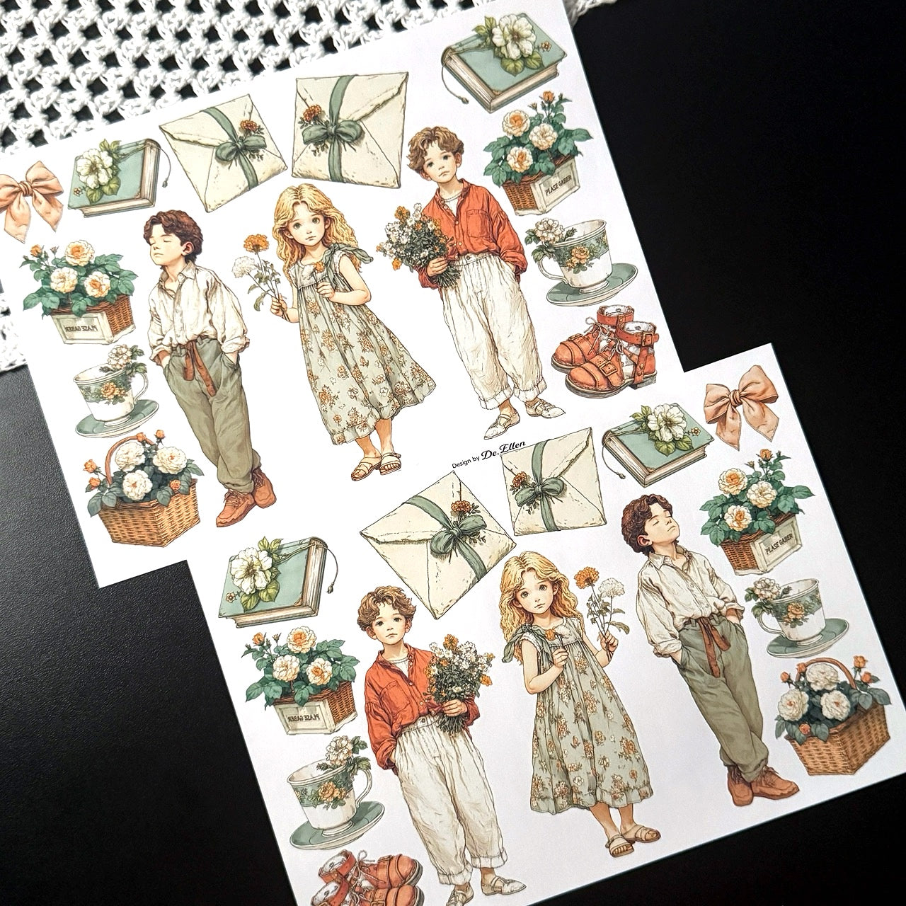 Paper - Lily and Oliver Set pack (A853 ~ A860)