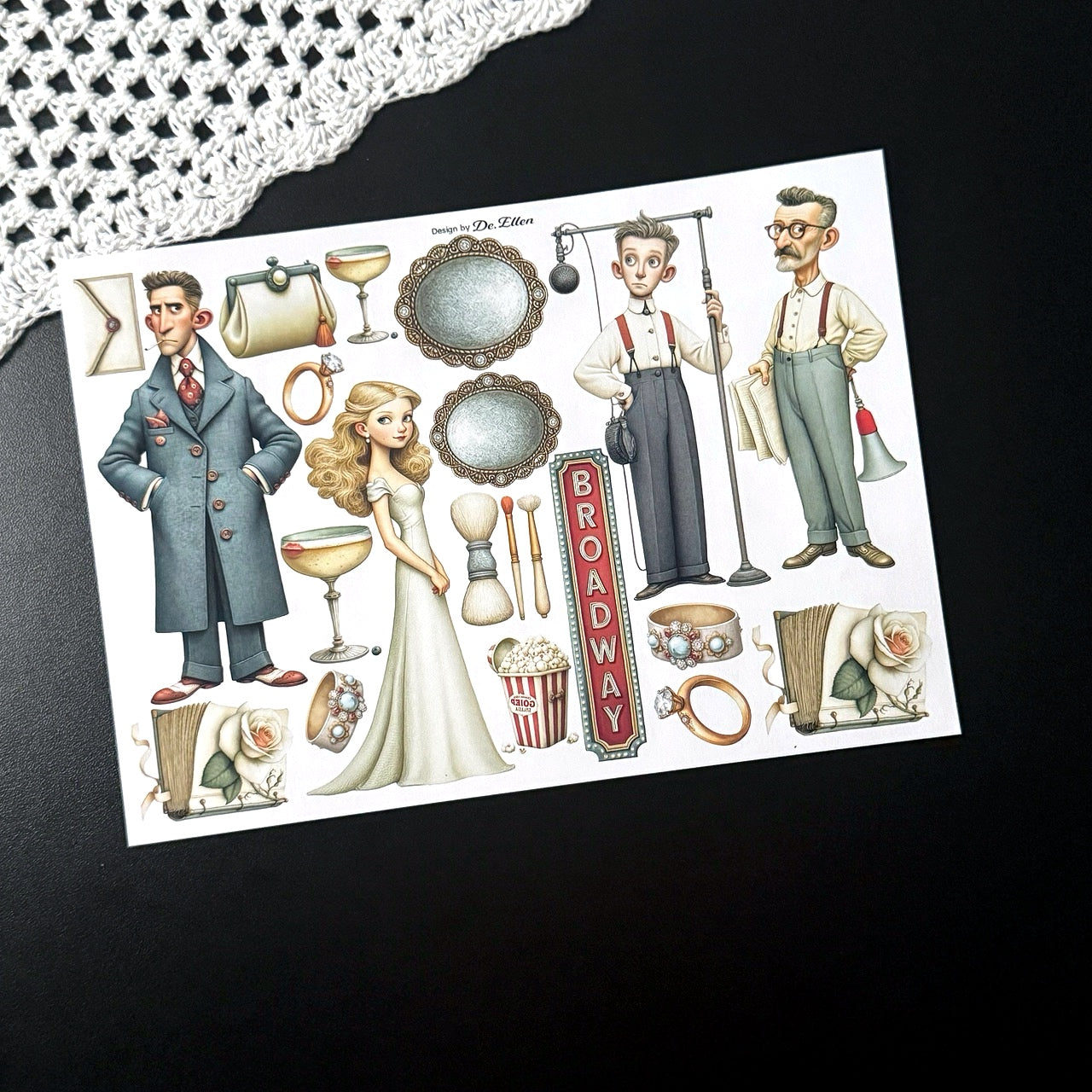 Paper - Hollywood Set pack 1 (A837 ~ A844)