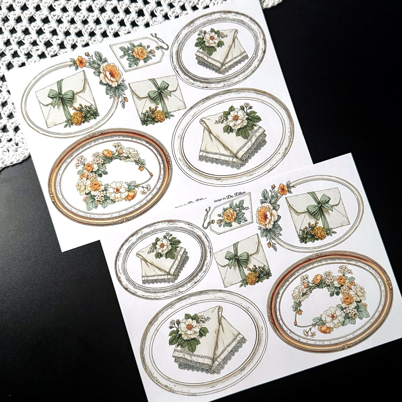 Paper - Lily and Oliver Set pack (A853 ~ A860)