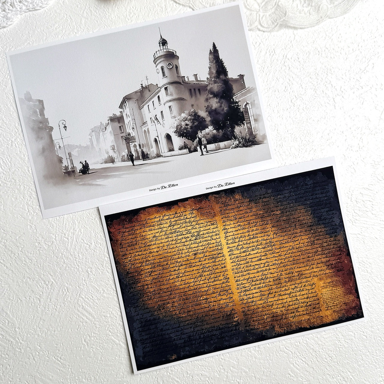 Set of Background Paper Sticker no.34 - ( Z990 ~ Z995 ) 각 1매