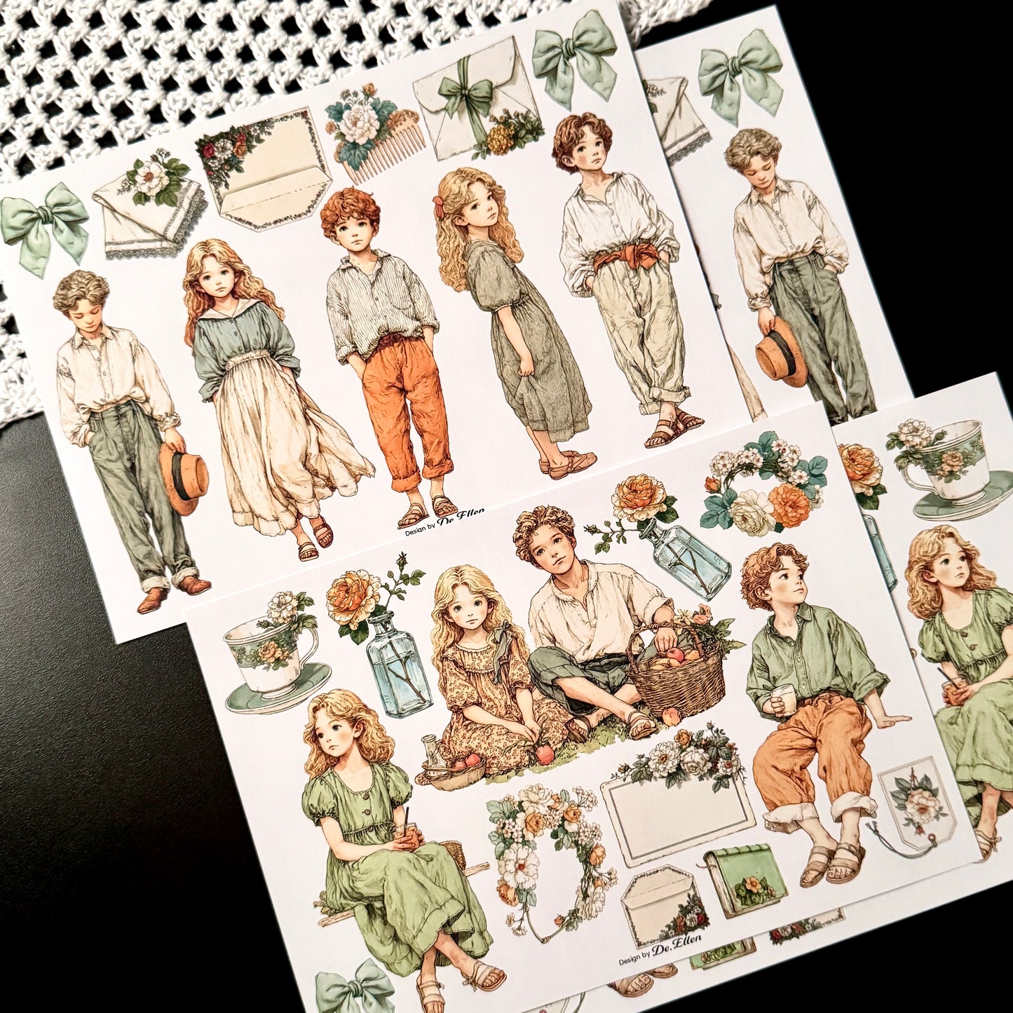 Paper - Lily and Oliver Set pack (A853 ~ A860)
