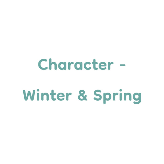 Character - Winter&Spring (인물 - 겨울&봄) set pack - Paper