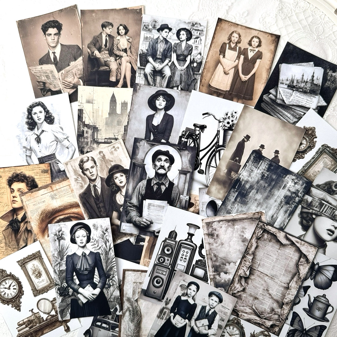 Vintage Scene Set Pack (A734 ~ A745 )