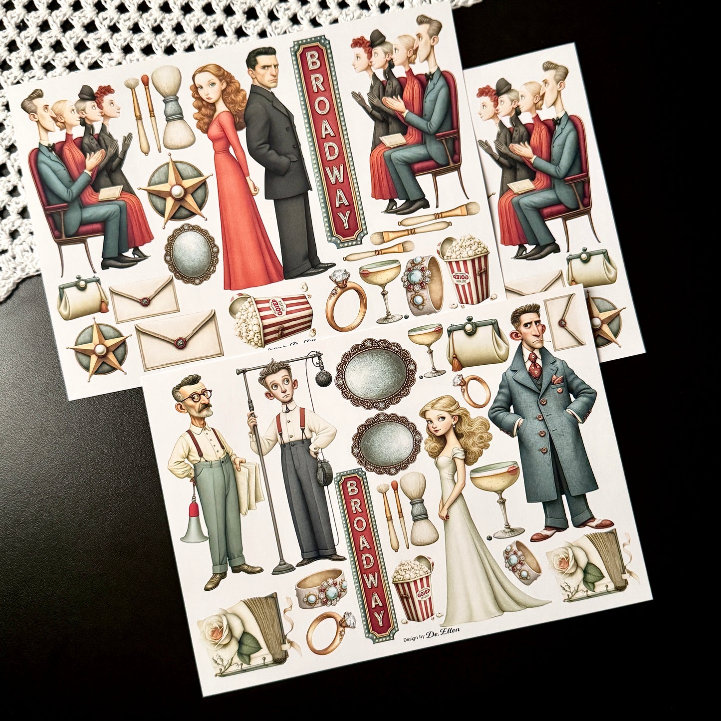 Paper - Hollywood Set pack 1 (A837 ~ A844)