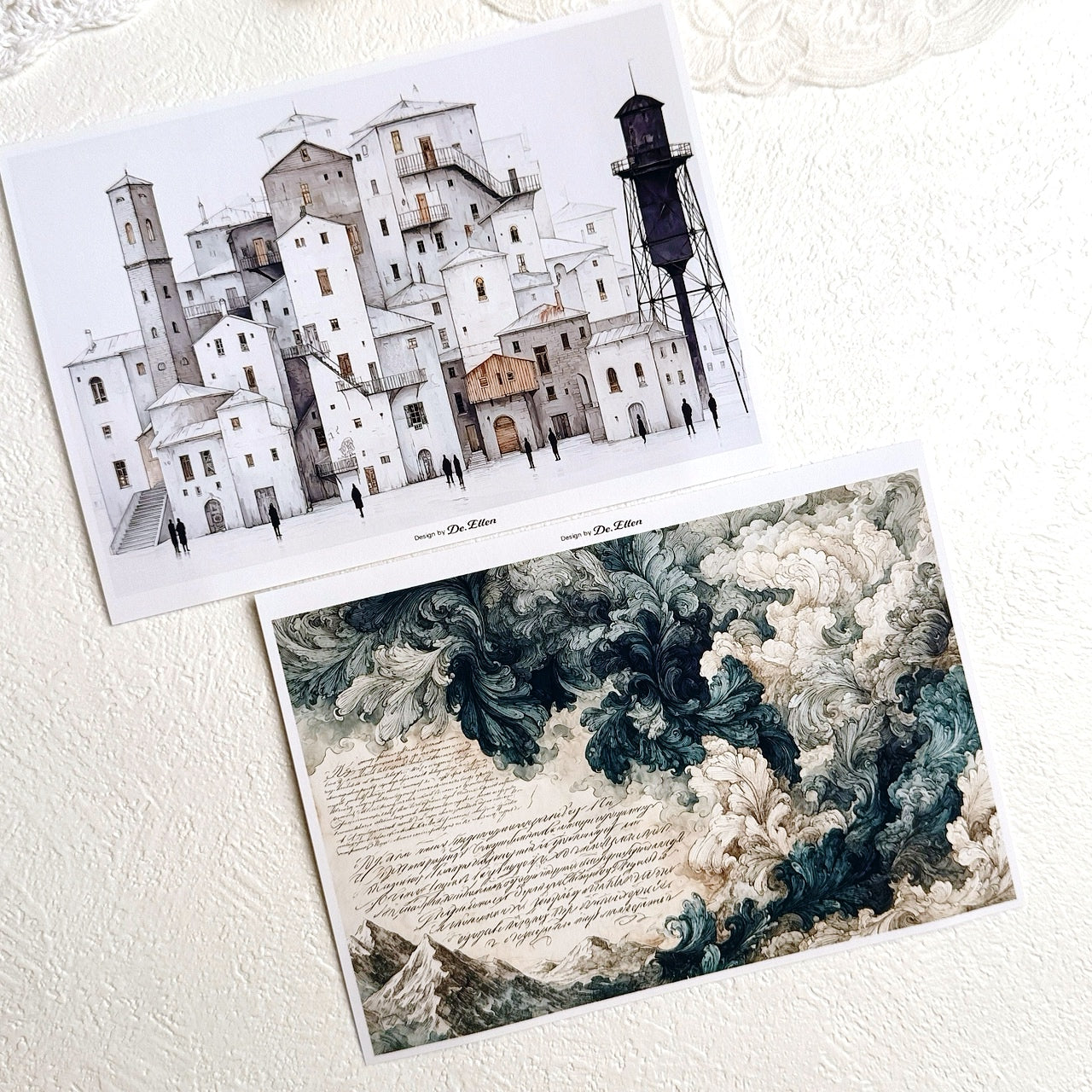 Set of Background Paper Sticker no.32 - ( Z978 ~ Z983 ) 각 1매