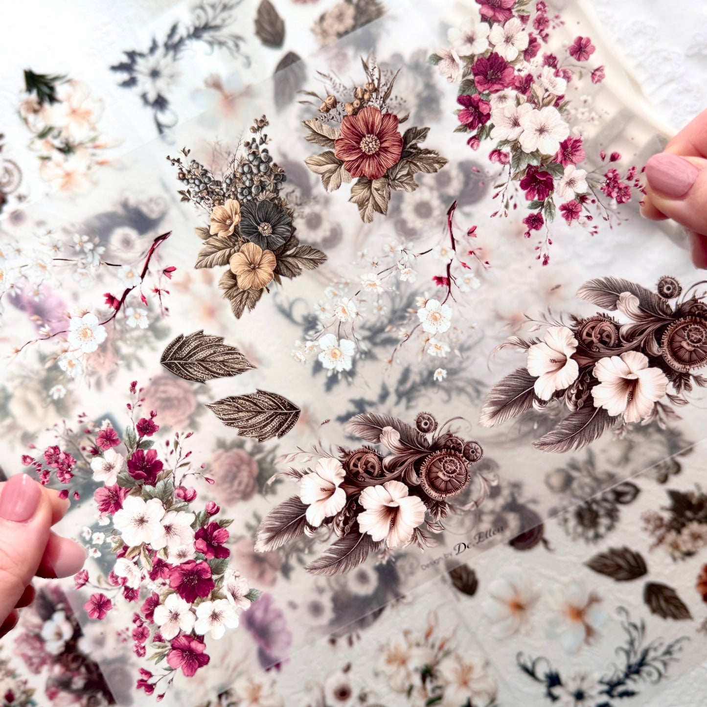 [Glossy PET] Flower Set No.2