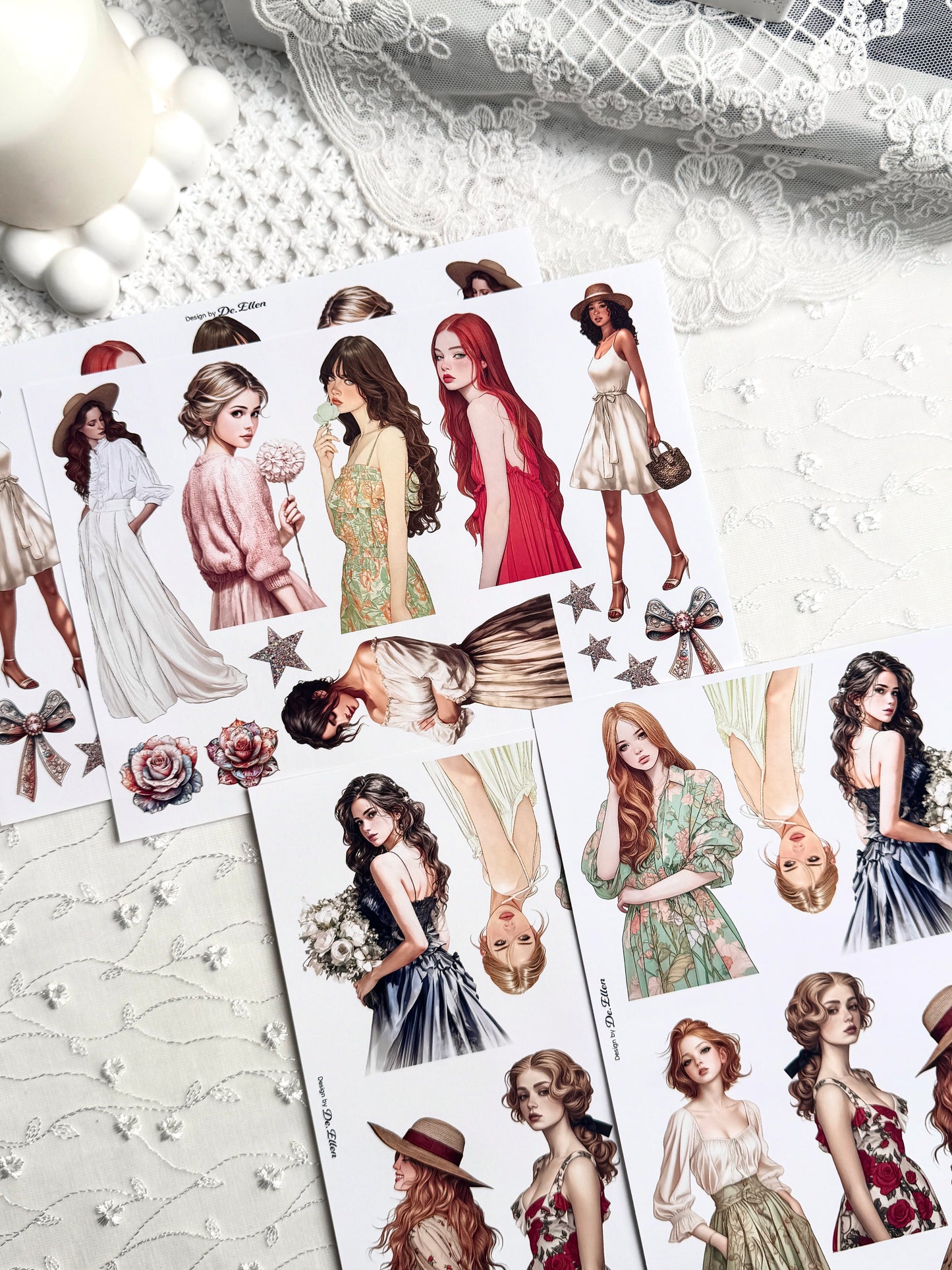 Moonlit Rose - Character&Props Set Pack (A765 ~ A776)