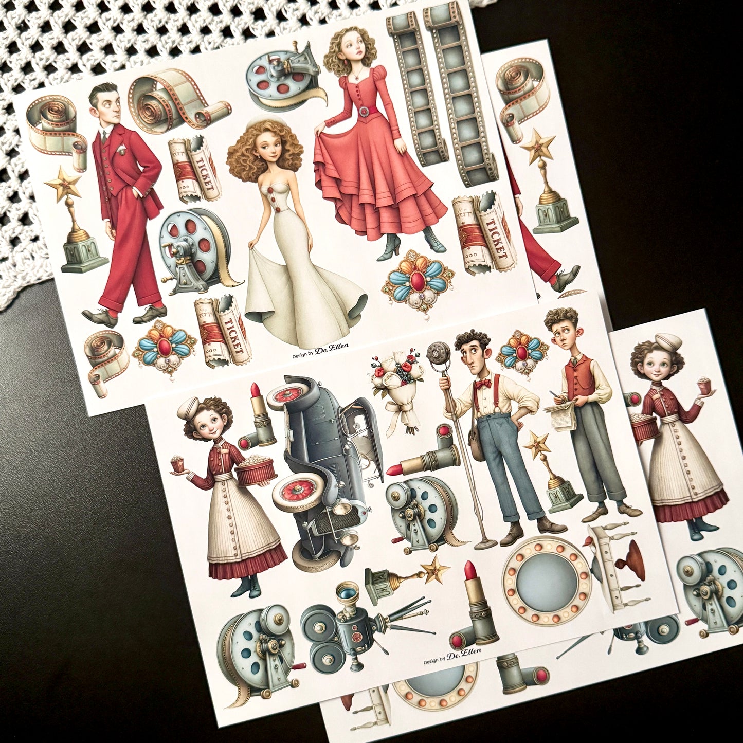 Paper - Hollywood Set pack 1 (A837 ~ A844)