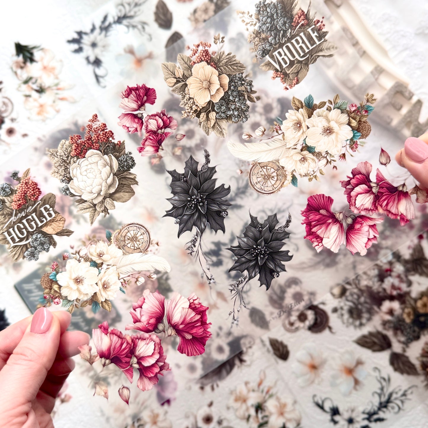 [Glossy PET] Flower Set No.2