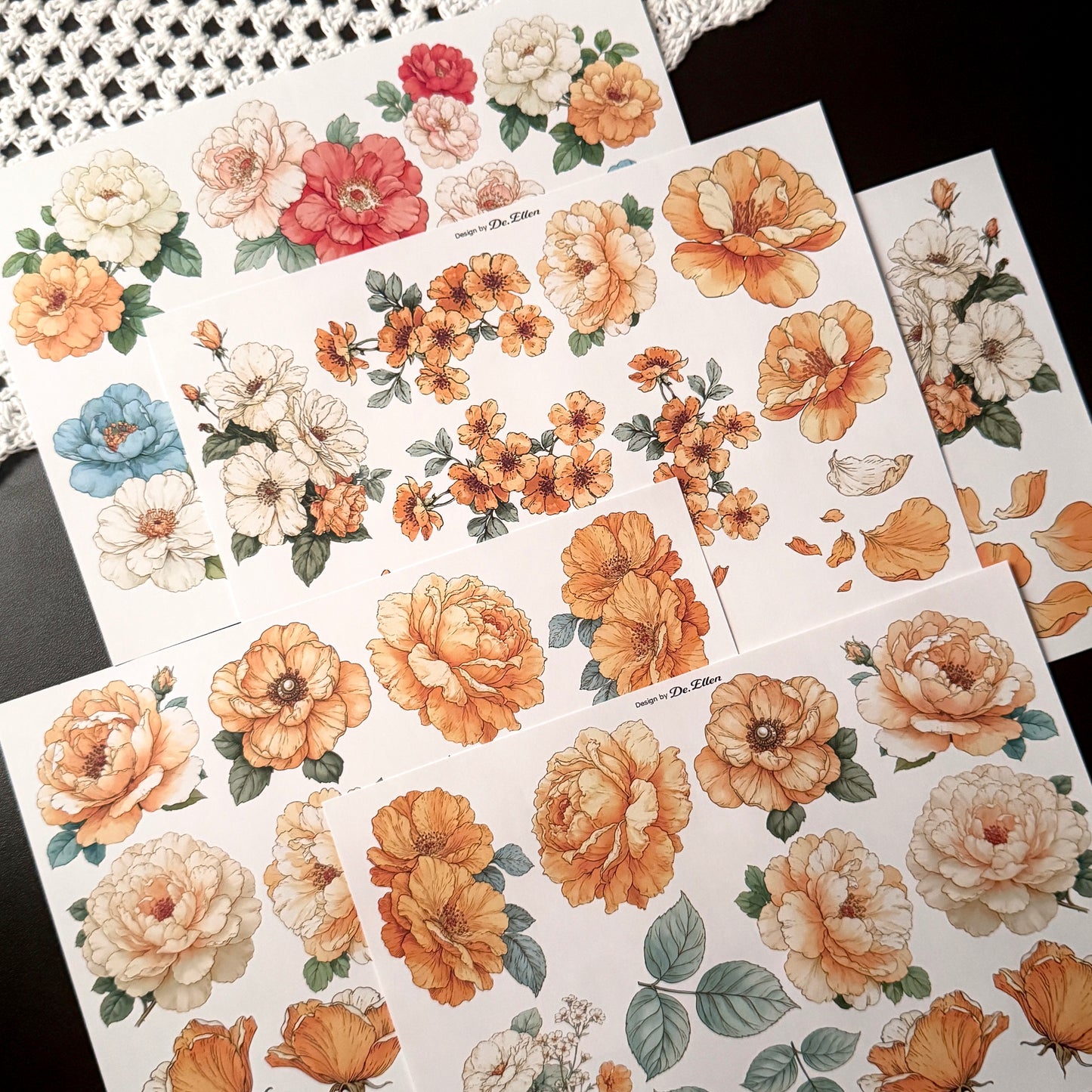 Paper - Flower No.5 Set (A861 ~ A868)