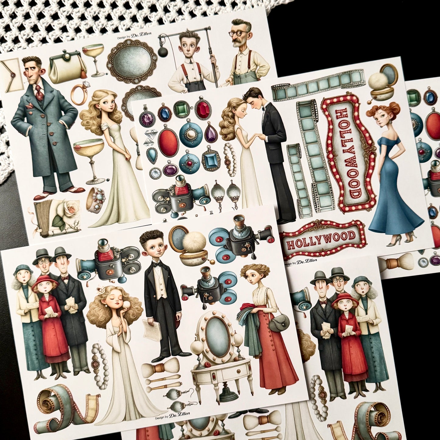 Paper - Hollywood Set pack 1 (A837 ~ A844)