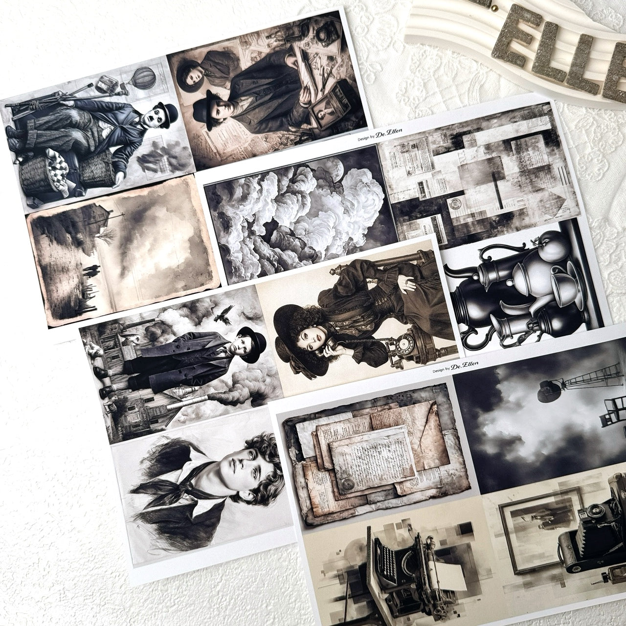 Vintage Scene Set Pack (A734 ~ A745 )