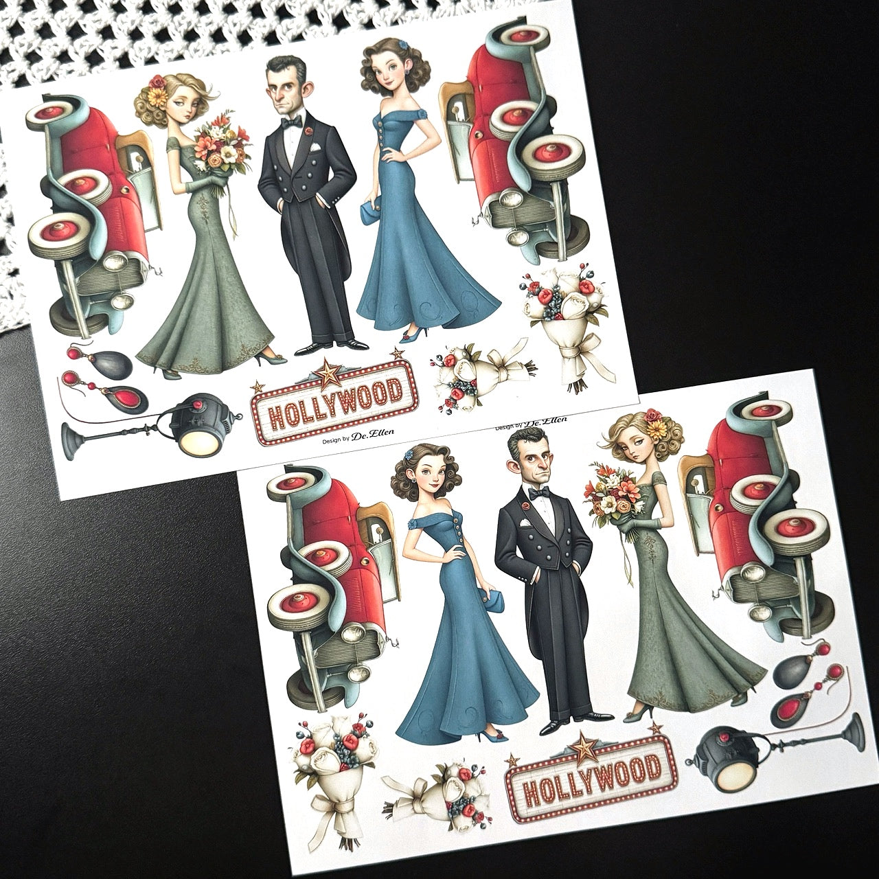 Paper - Hollywood Set pack 1 (A837 ~ A844)