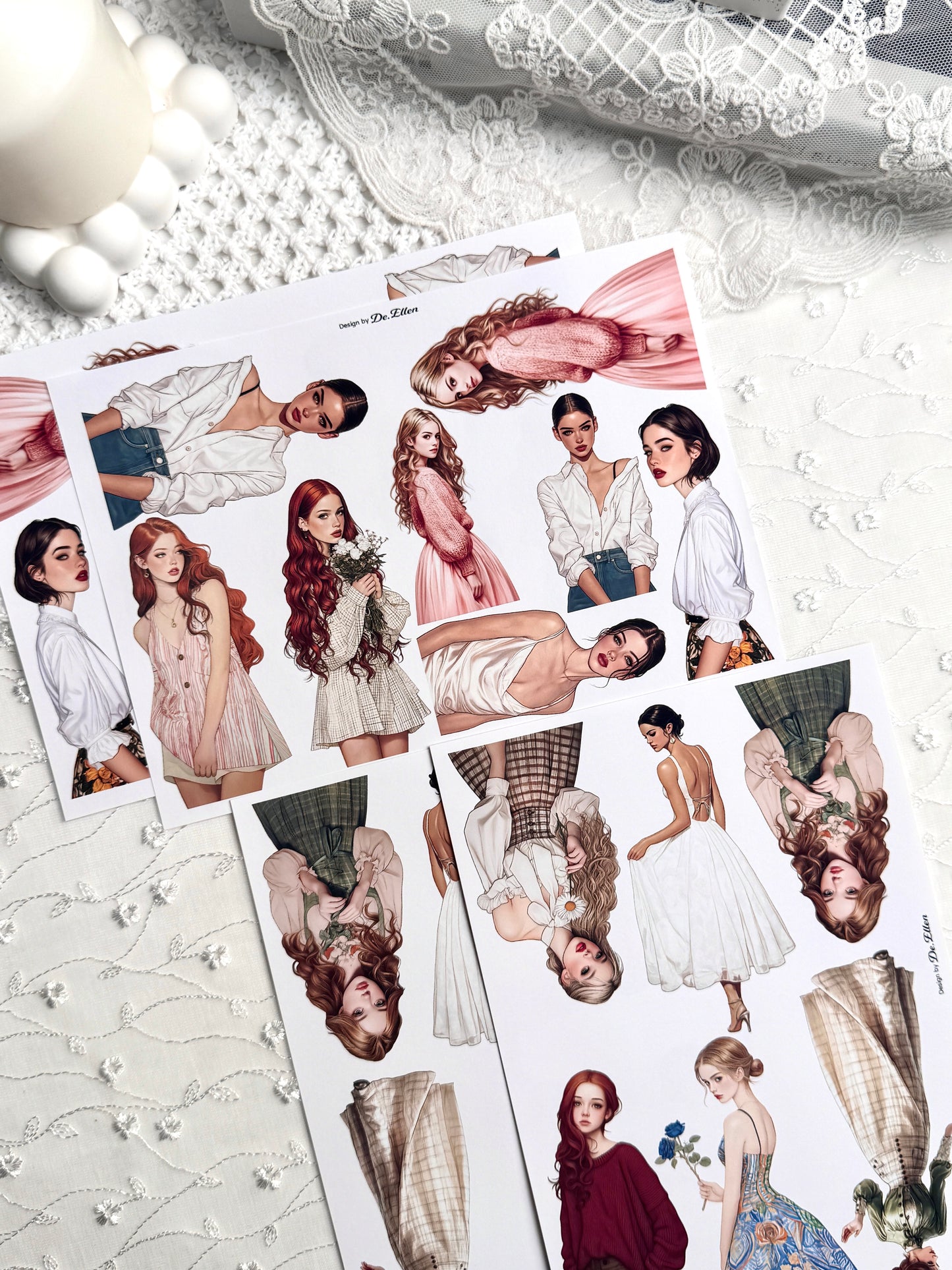 Moonlit Rose - Character&Props Set Pack (A765 ~ A776)