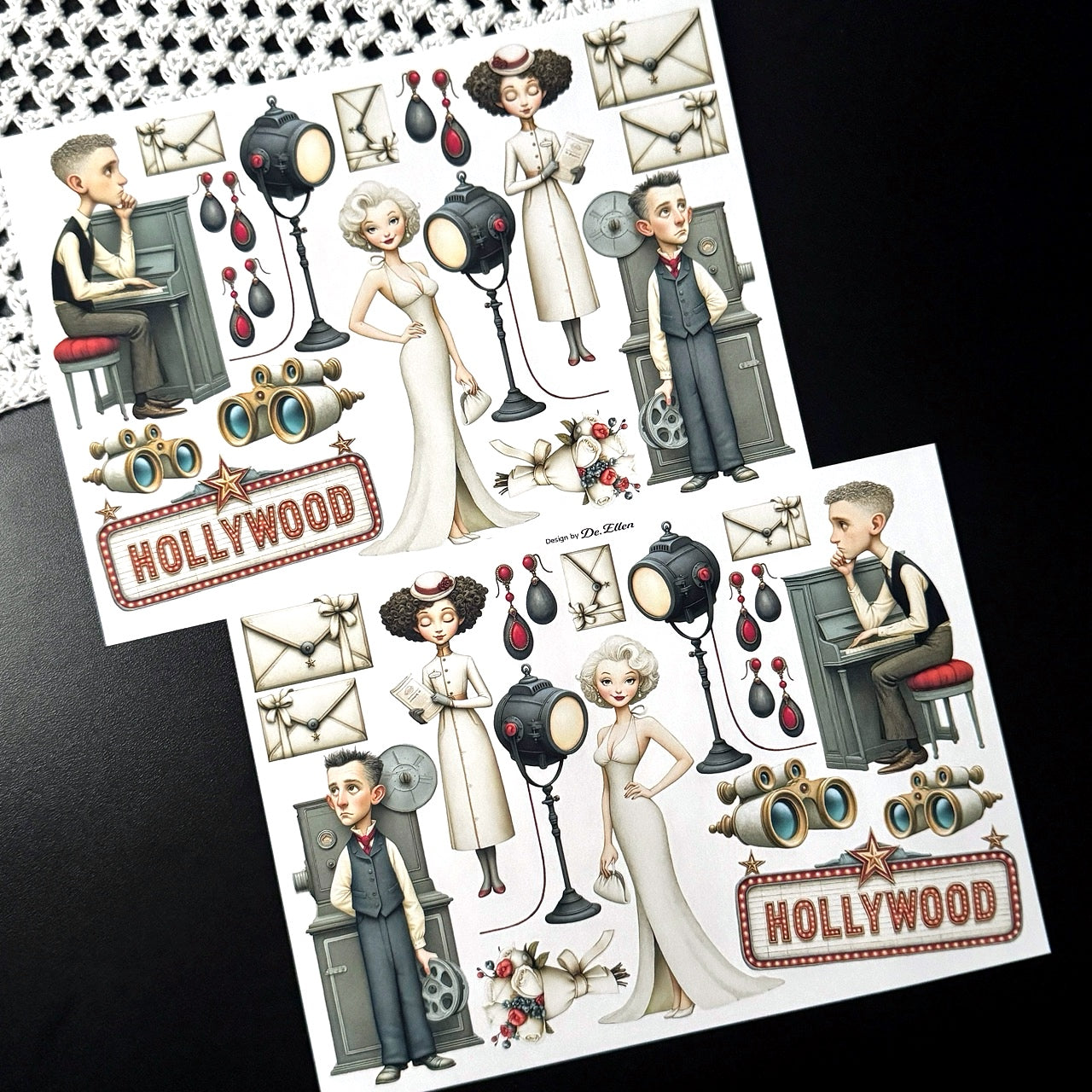 Paper - Hollywood Set pack 1 (A837 ~ A844)