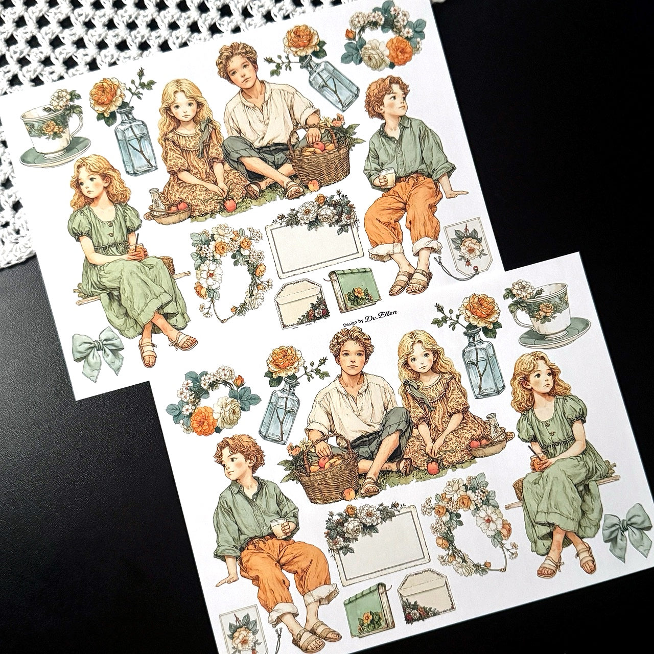 Paper - Lily and Oliver Set pack (A853 ~ A860)