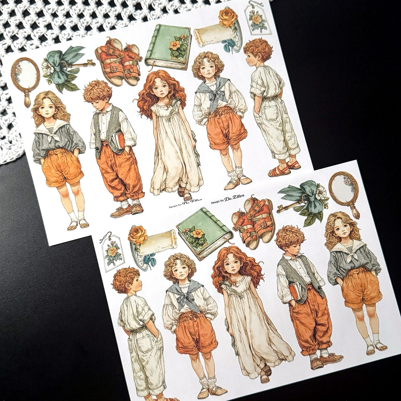 Paper - Lily and Oliver Set pack (A853 ~ A860)