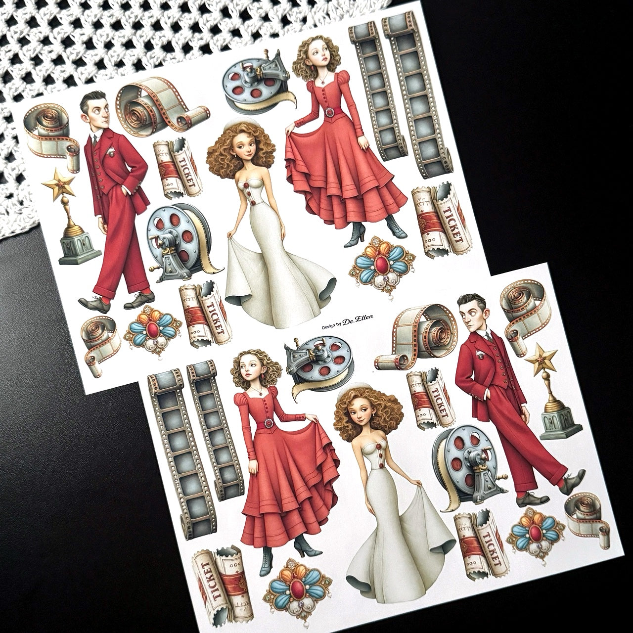 Paper - Hollywood Set pack 1 (A837 ~ A844)