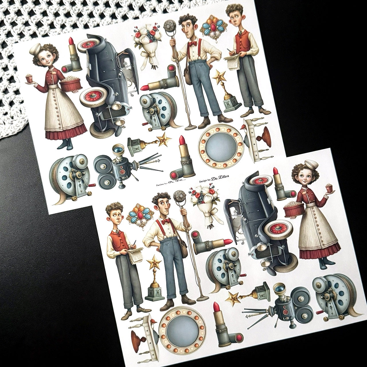 Paper - Hollywood Set pack 1 (A837 ~ A844)