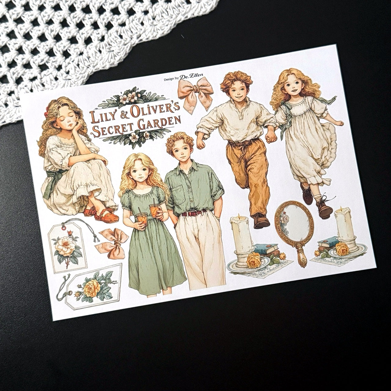 Paper - Lily and Oliver Set pack (A853 ~ A860)