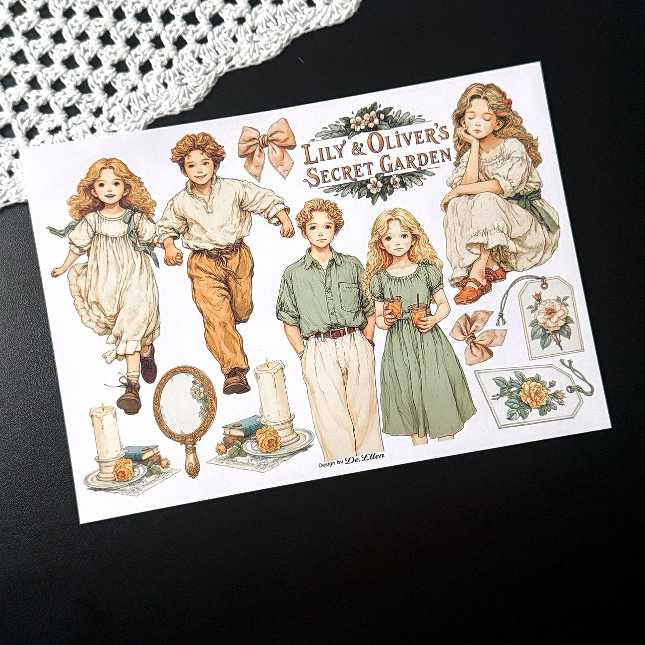 Paper - Lily and Oliver Set pack (A853 ~ A860)