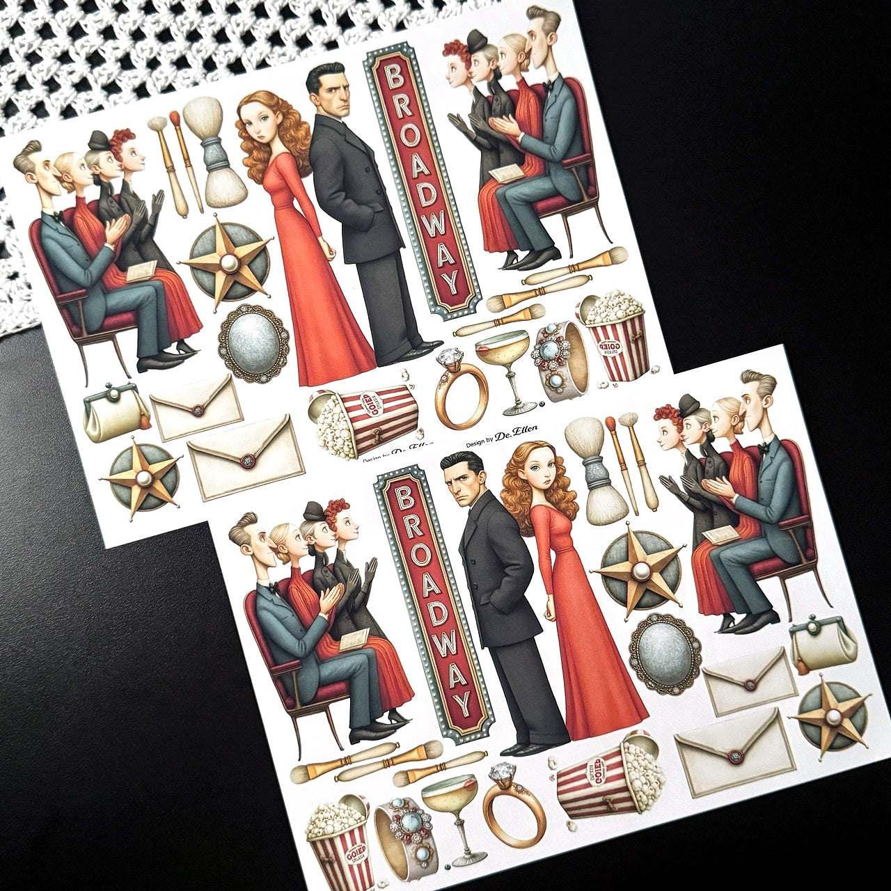 Paper - Hollywood Set pack 1 (A837 ~ A844)