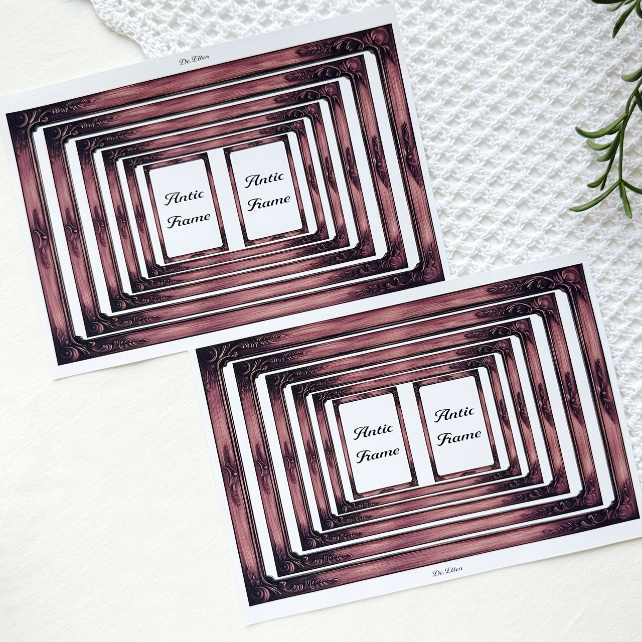 A505 - [Red] Frame Sticker