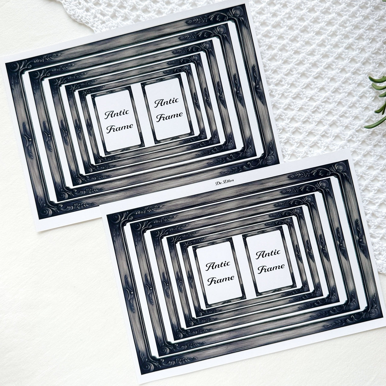 A505 - [Black] Frame Sticker