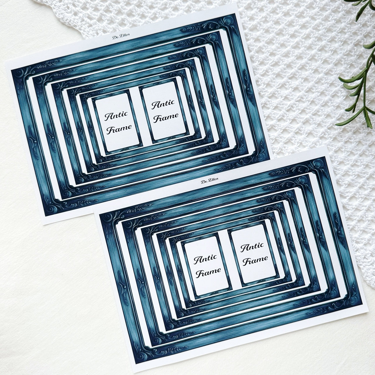 A505 - [Blue] Frame Sticker