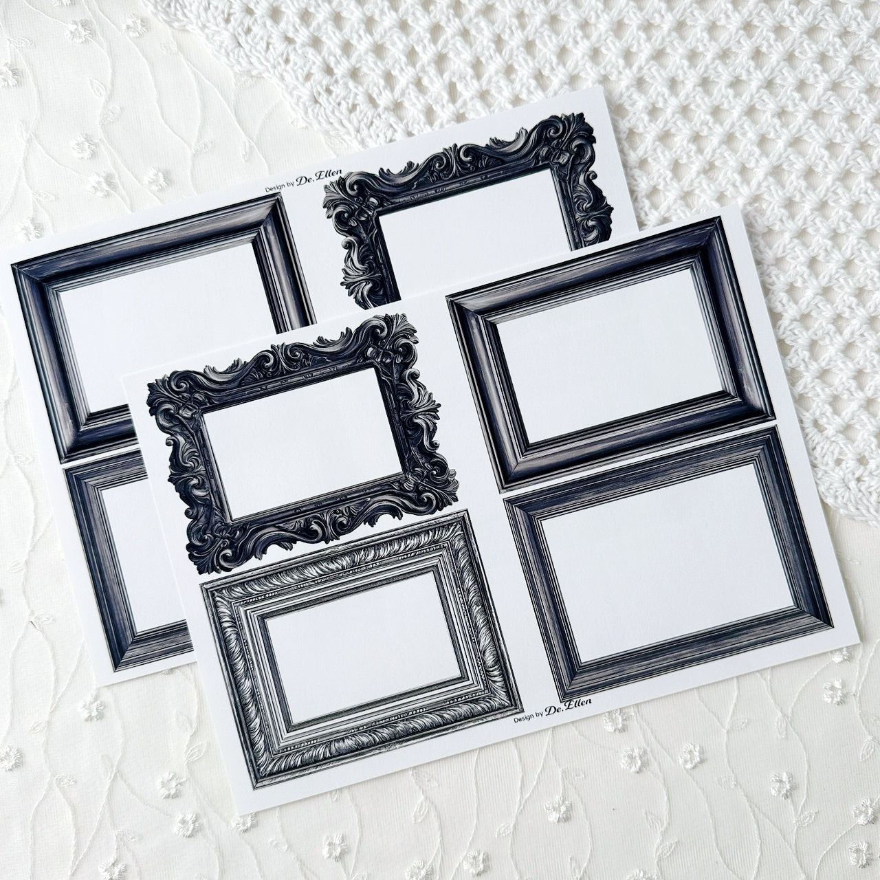 A672 - [Black] Frame Sticker