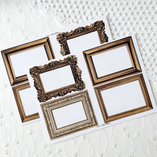 A672 - [Yellow] Frame Sticker