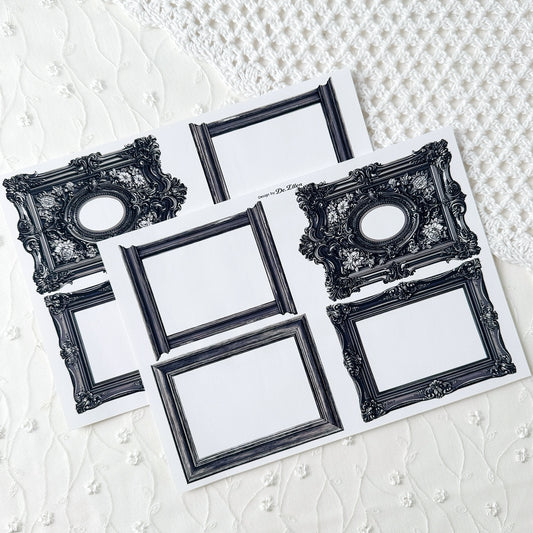 A673 - [Black] Frame Sticker