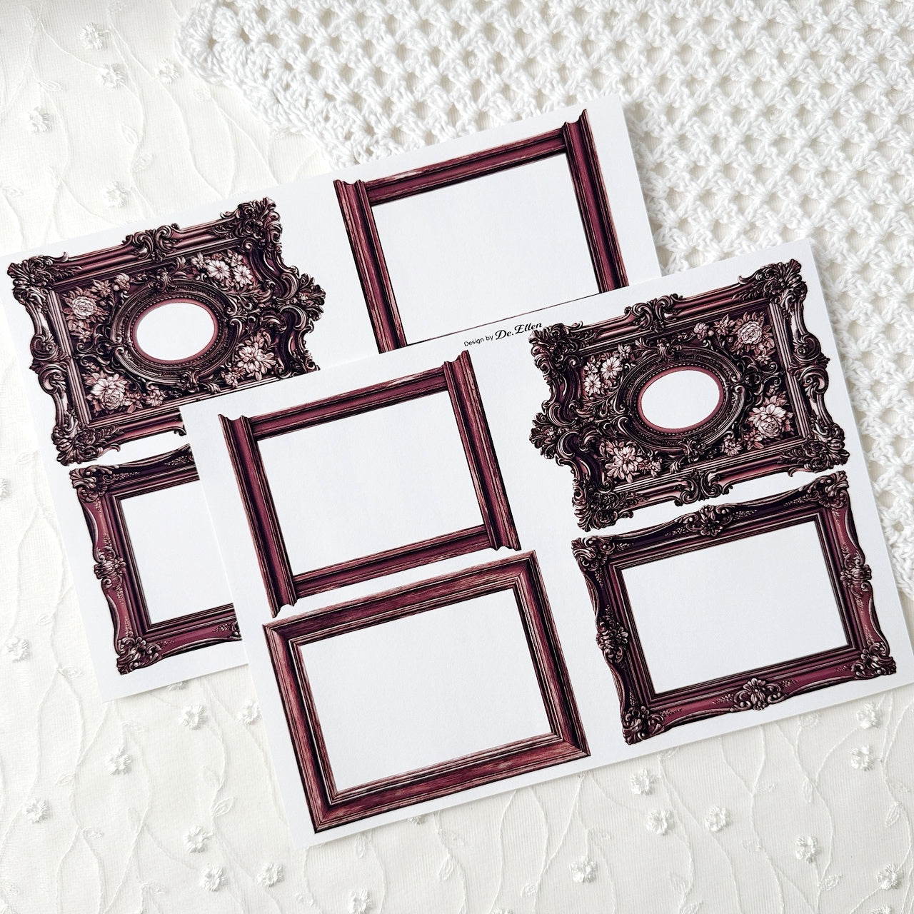 A673 - [Red] Frame Sticker