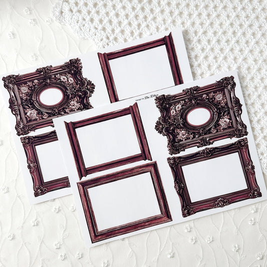 A673 - [Red] Frame Sticker