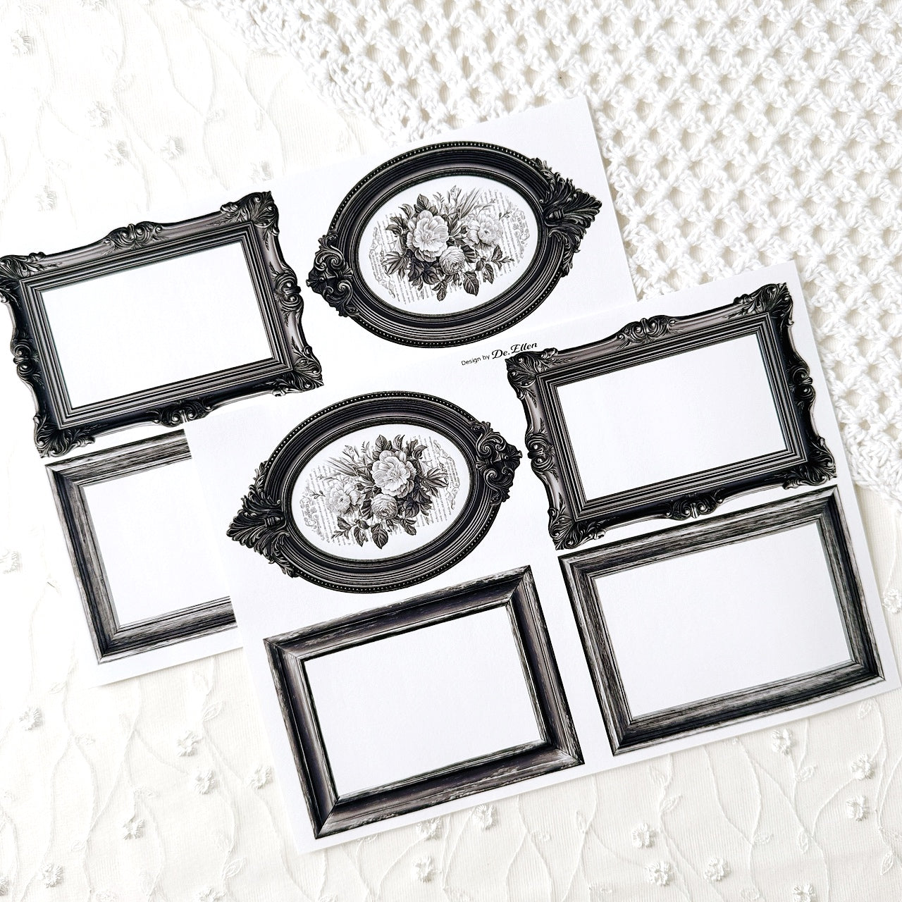 A674 - [Black] Frame Sticker