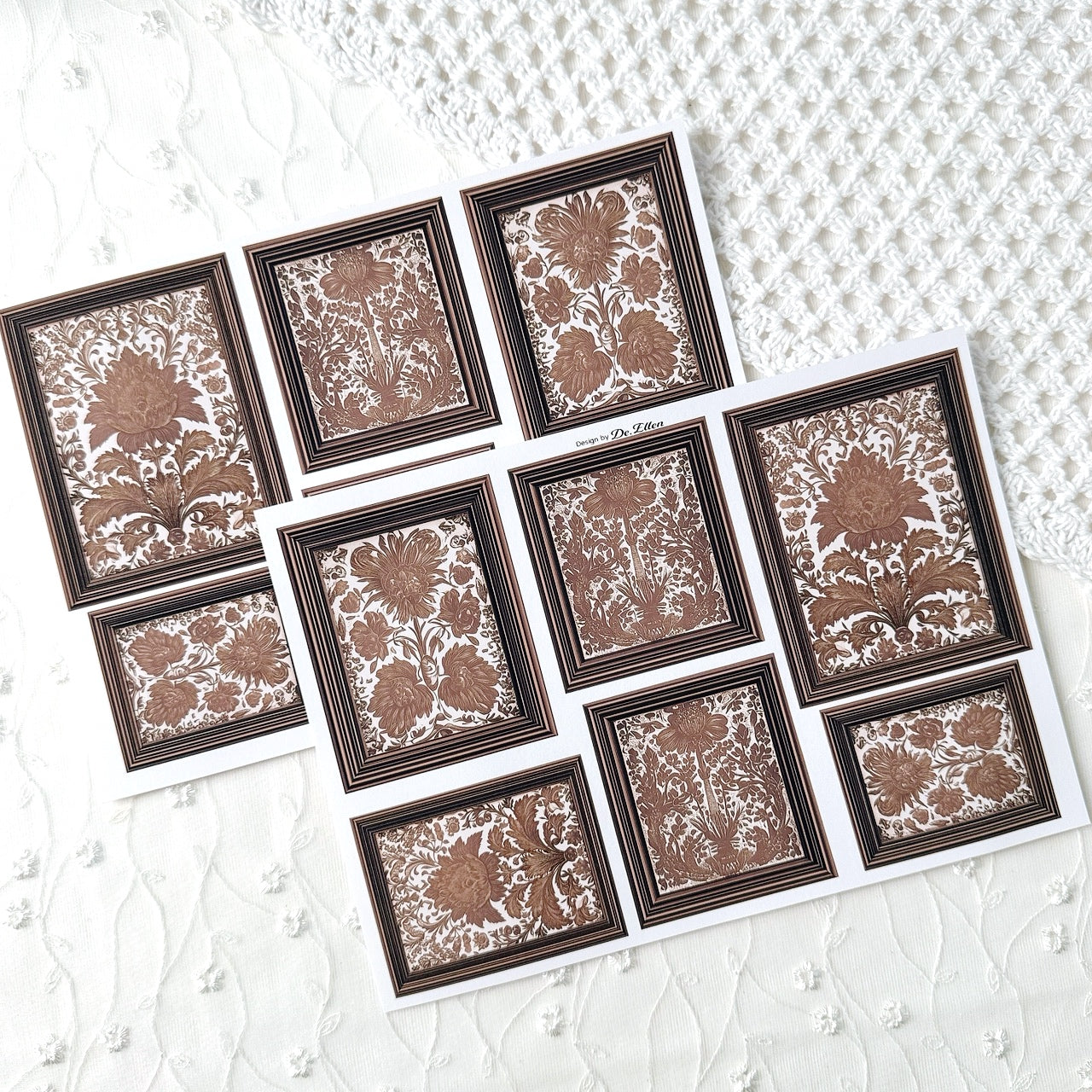 A675 - [Brown] Frame Sticker