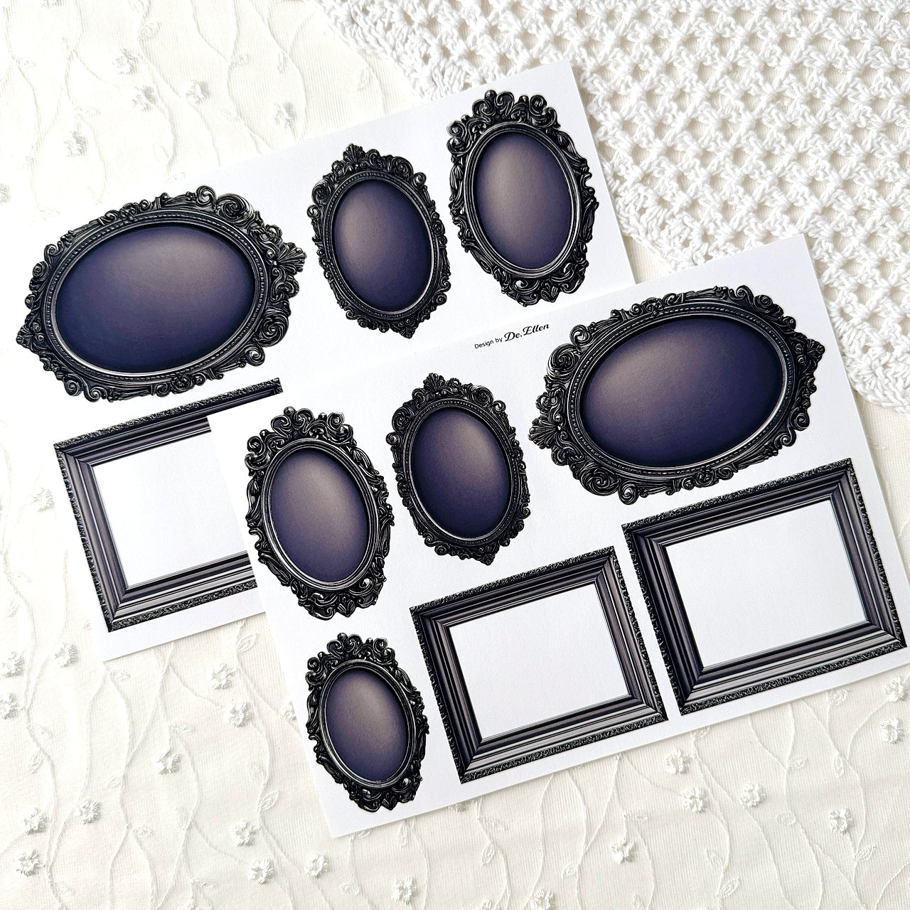 A676 - [Black] Frame Sticker