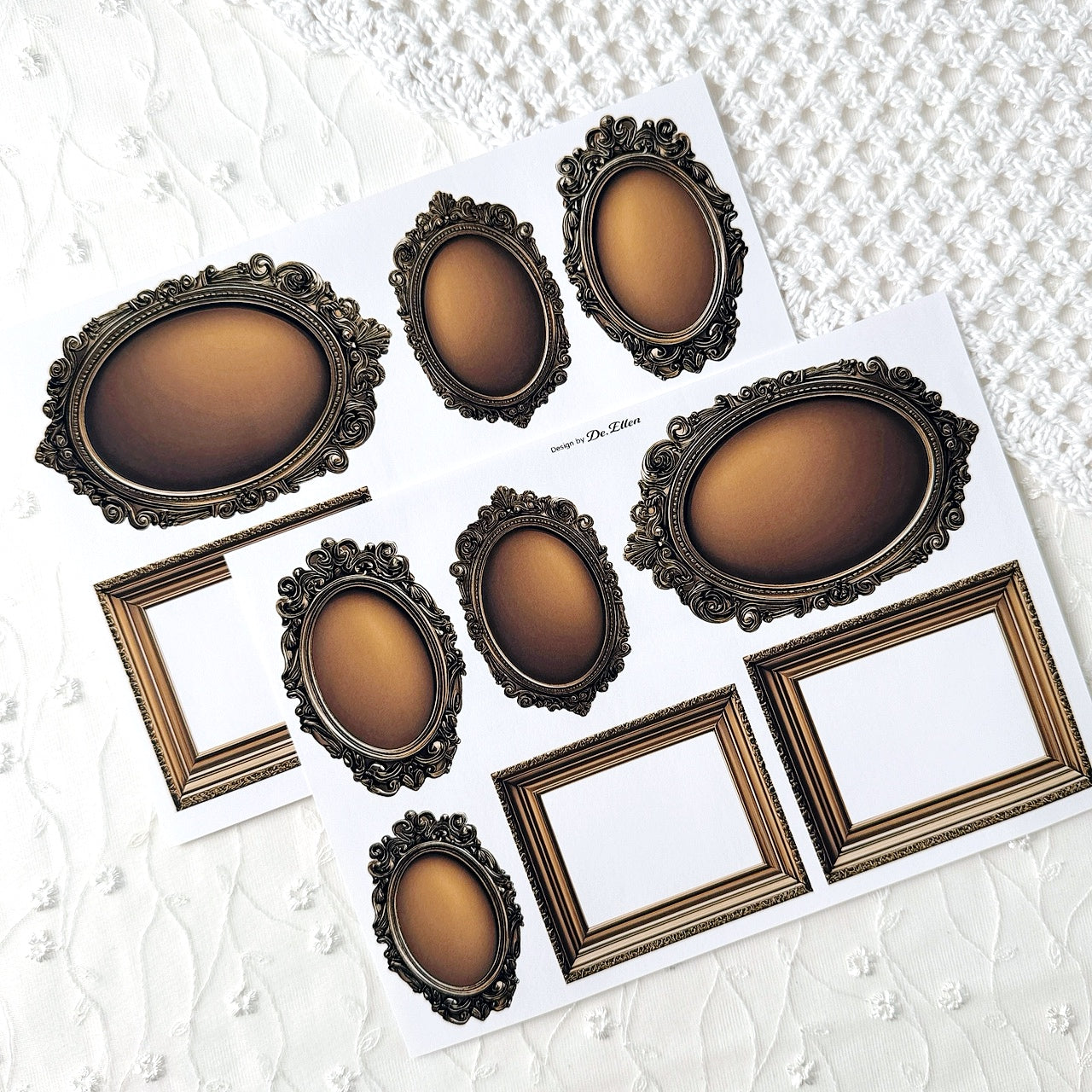 A676 - [Yellow] Frame Sticker