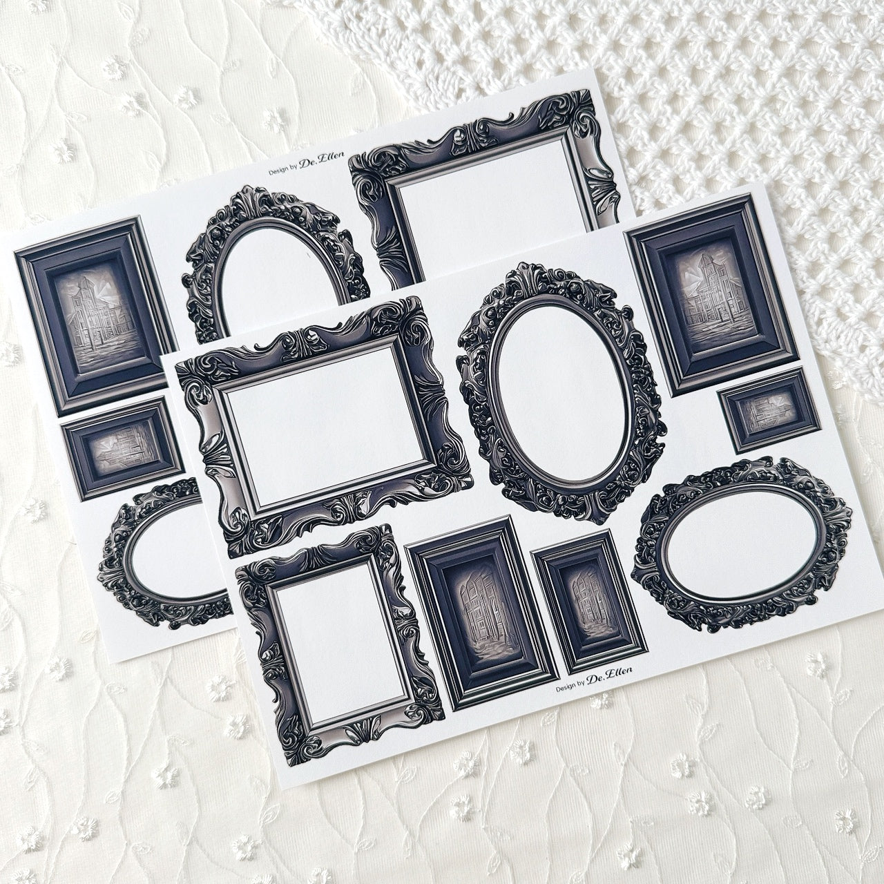 A677 - [Black] Frame Sticker