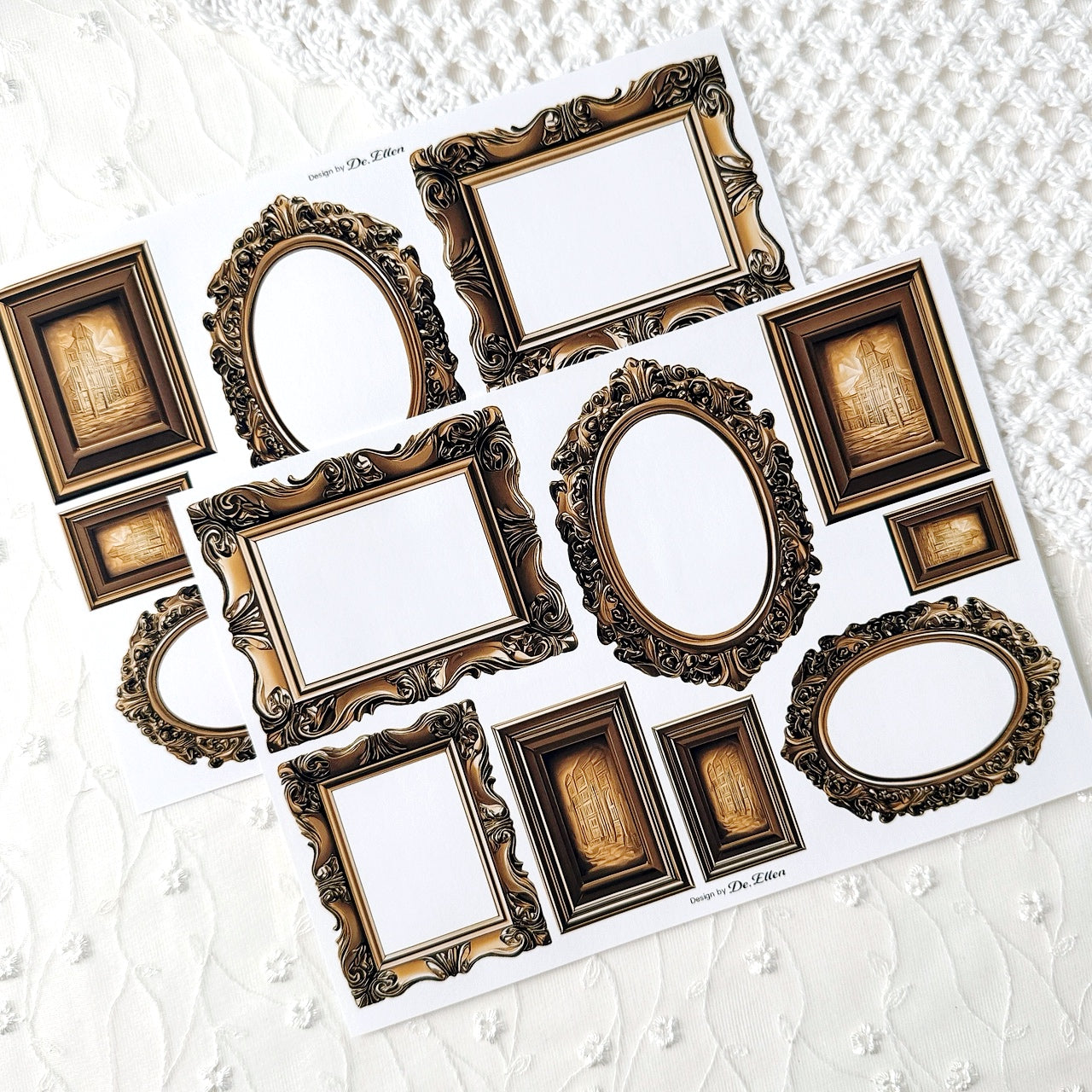 A677 - [Yellow] Frame Sticker